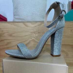 Silver Women's Heels NEW